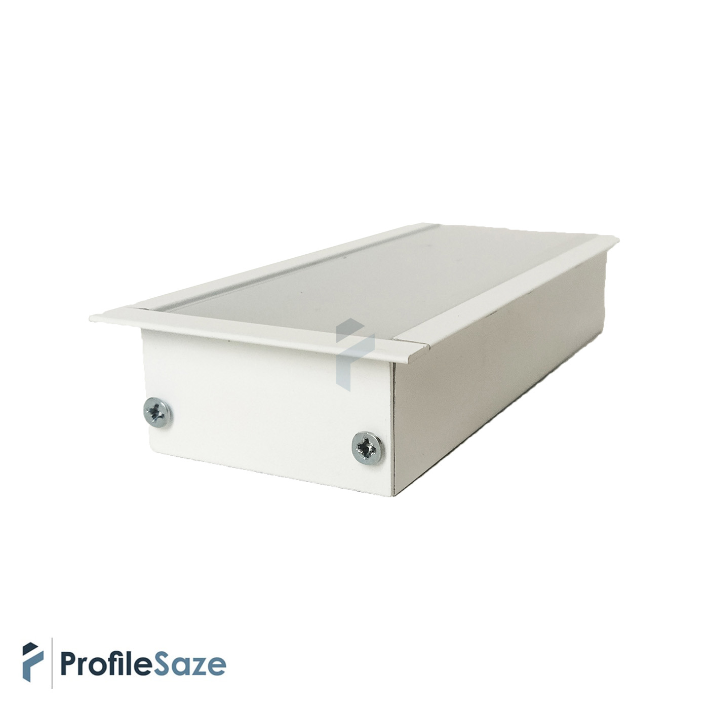 پروفیل نور خطی آلومینیومی 5 سانتی لبه دار کد L51W سفید + دیفیوزر رایگان