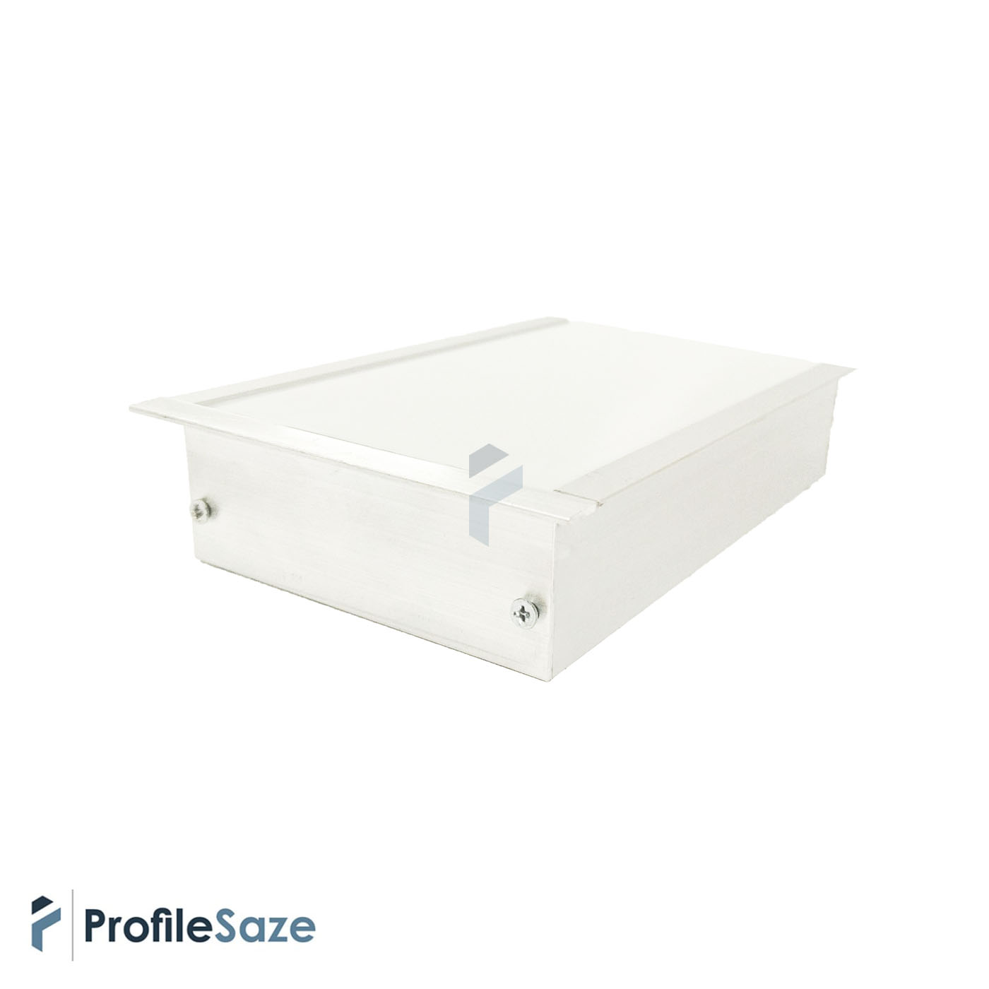 پروفیل نور خطی آلومینیومی 10 سانتی لبه دار کد L10W سفید + دیفیوزر رایگان