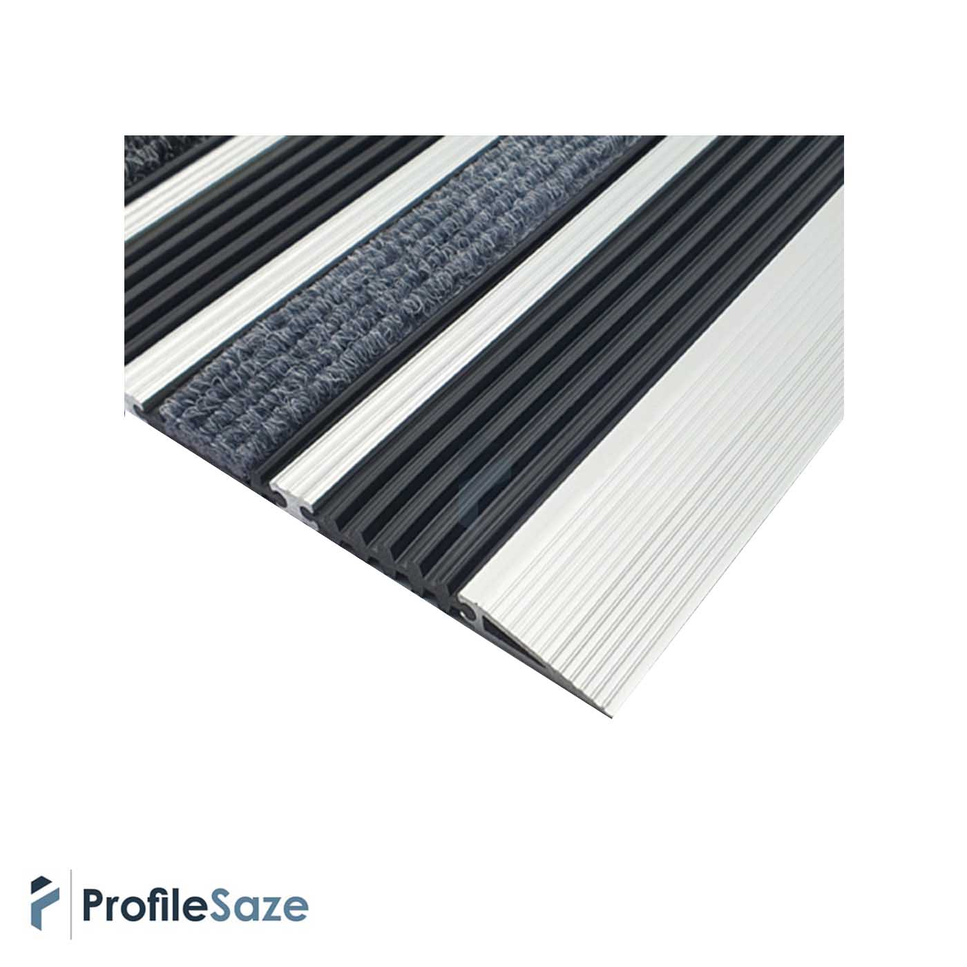 پادری آلومینیومی یک سانتی کد D450 با رویه PVC و موکت