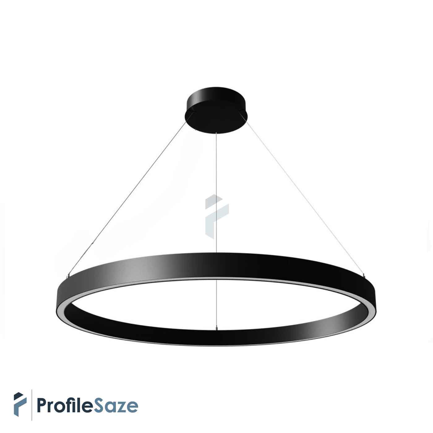 لوستر نور خطی دایره قطر 140 سانت کد LCR3050-140 (بدون نور)